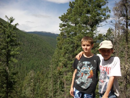 Sam and Caleb at a Scenic Overlook